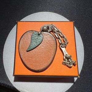 Hermes Orange Bag Charm